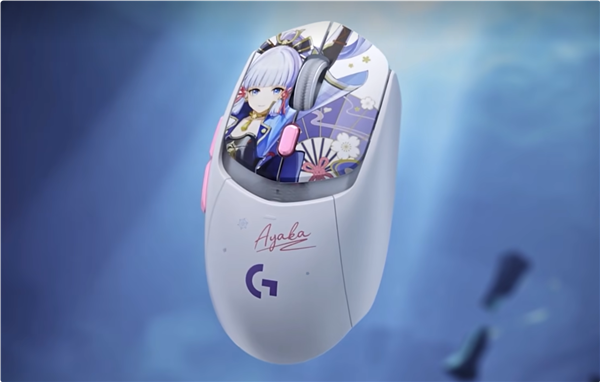 联名《原神》!罗技G309游戏鼠标神里绫华定制款发布:首发499元