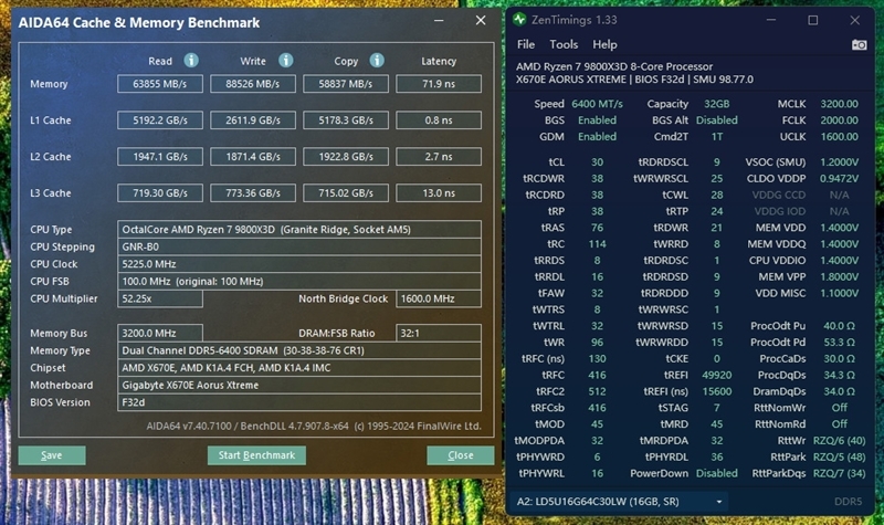 雷克沙ARES RGB DDR5-6000 C26内存评测：AMD平台最强 挑战超频极限