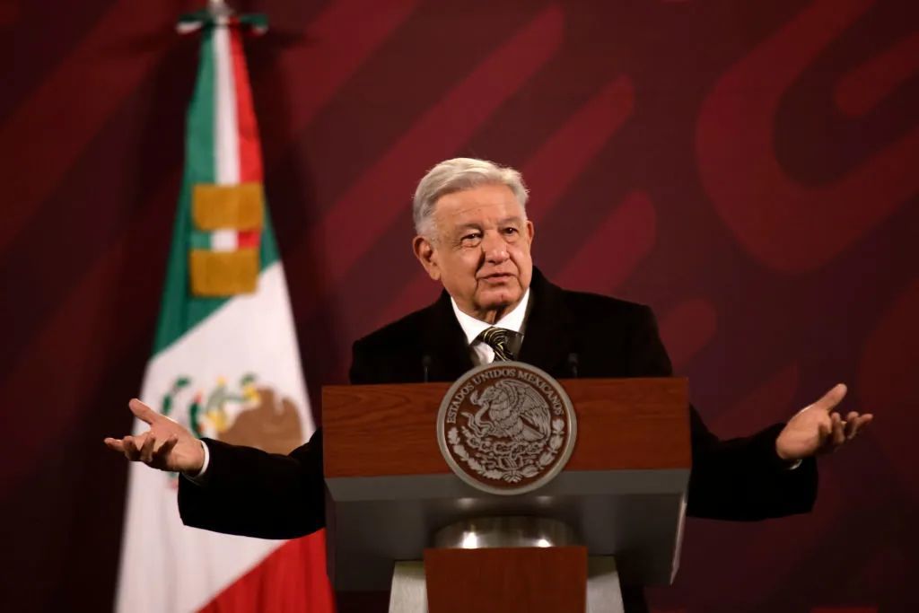 ◆墨西哥总统洛佩斯。