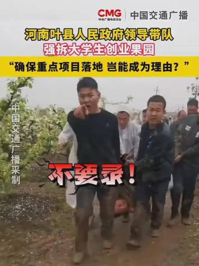 河南叶县果园强拆事件后续：副县长履历扒出，看完果然不简单