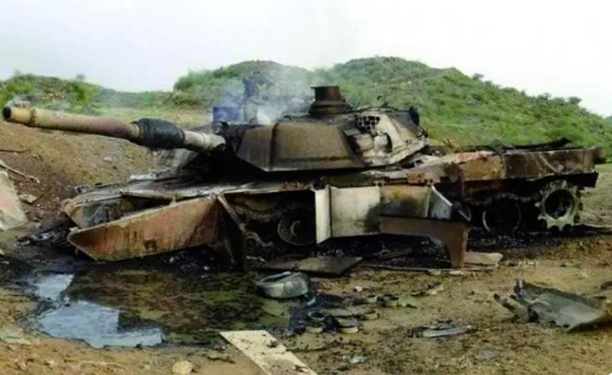 性能缩水的没心版M1系列坦克多次邪在沙场上被毒害（贱府图）