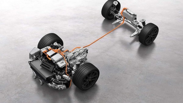 新款保时捷911混动模组