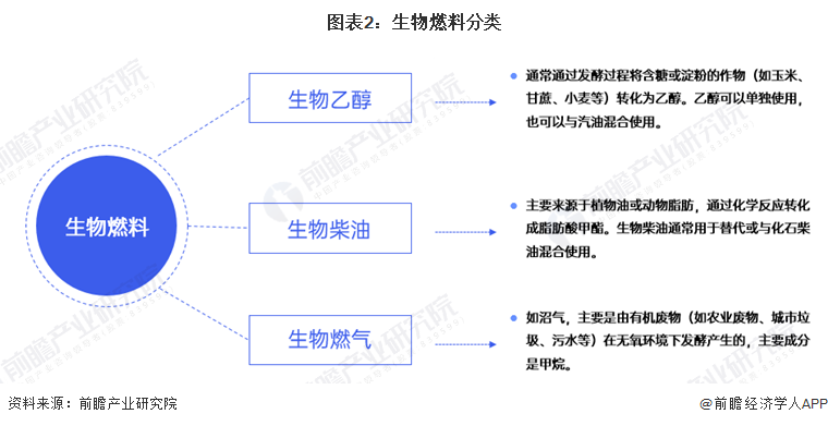 图表2：生物燃料分类