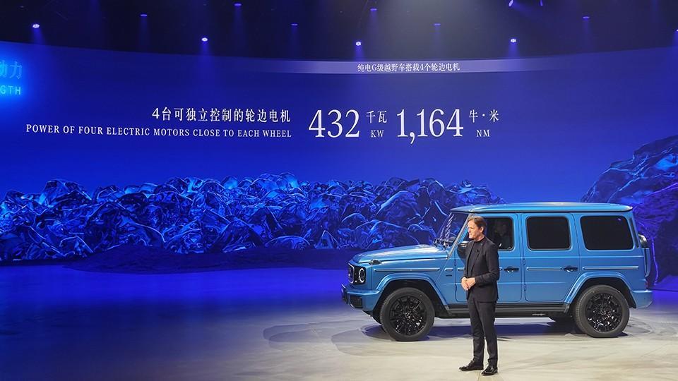 奔驰纯电g级越野车,四电机主打低扭,能持久高强度越野?