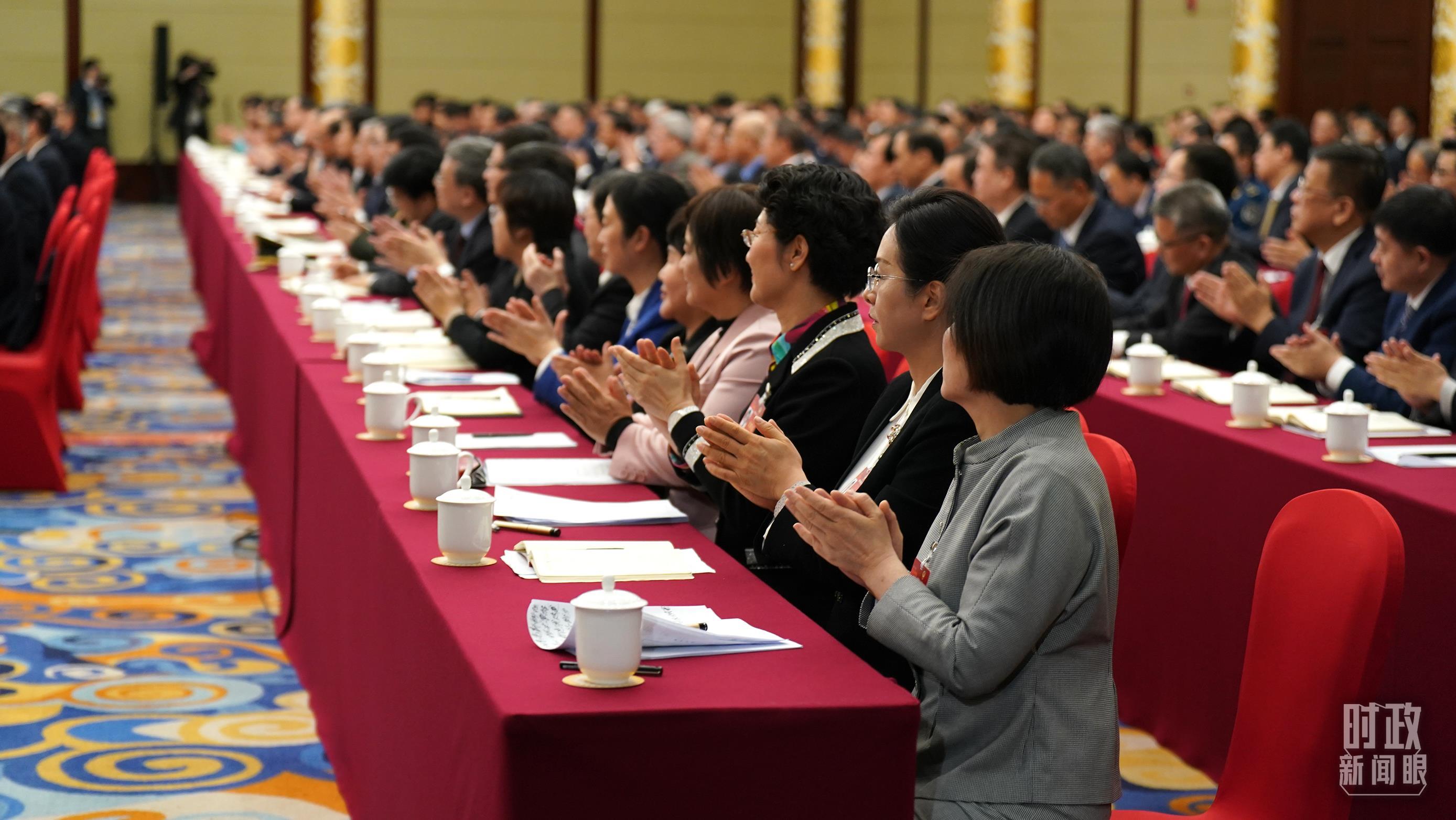 △当天的政协联组会现场。(总台国广记者李晋拍摄)