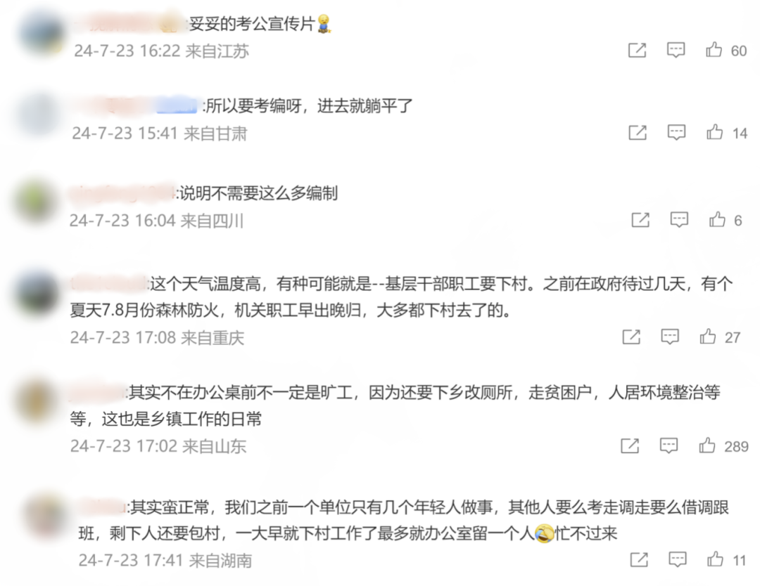 部分网民观点