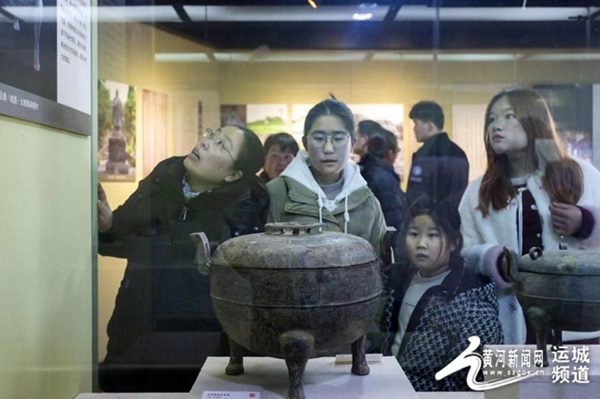 图为2024年春节假期，运城市博物馆内场景。柴晓蒙 摄