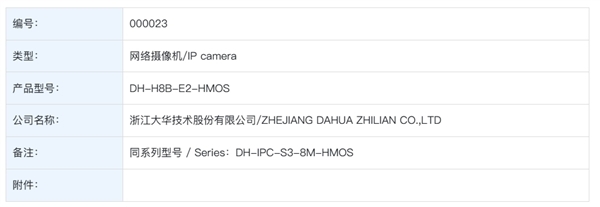 首批星闪+开源鸿蒙摄像头！大华两款新品获认证