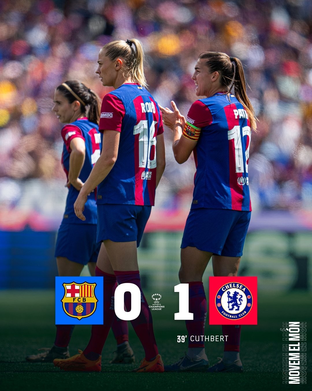 欧冠0-1不敌切尔西女足，巴萨女足遭遇近5年主场首败_凤凰网