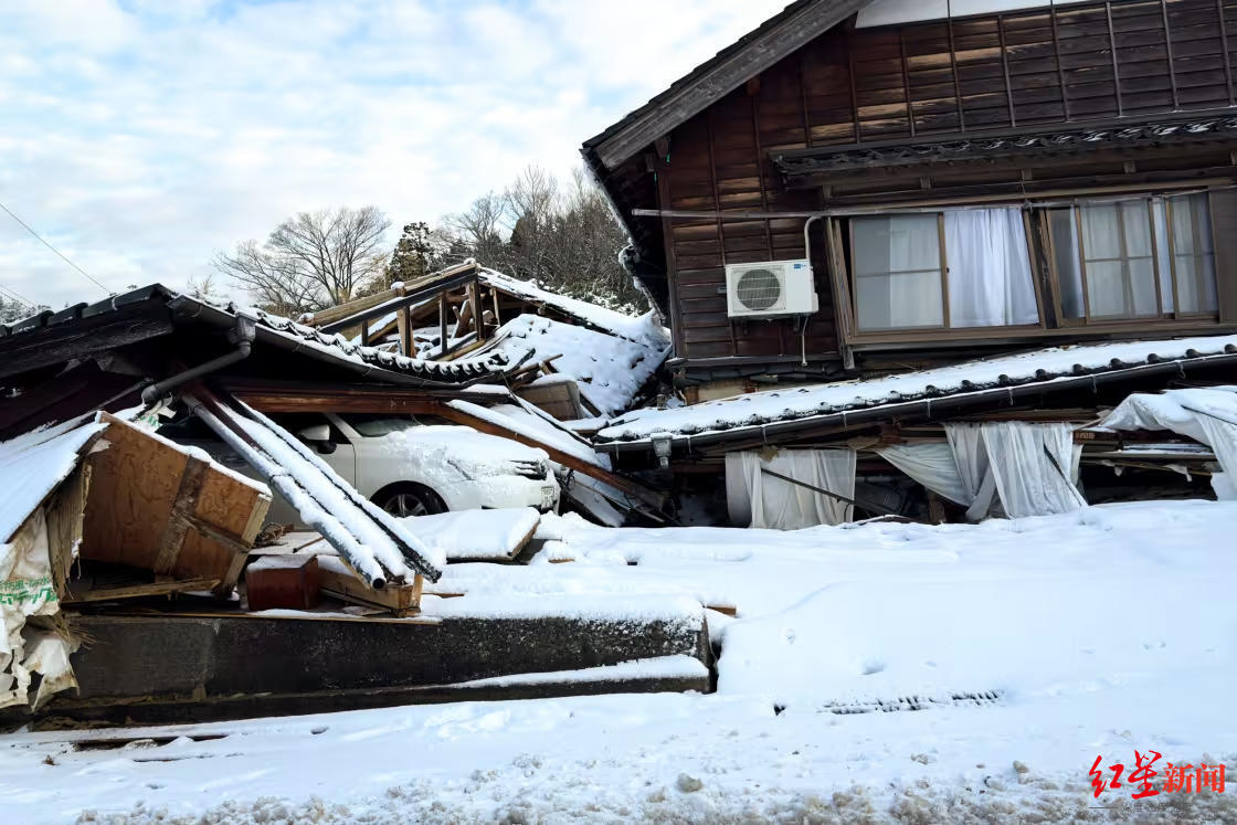 ▲1月，日本能登地区发生7.5级地震