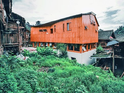 “无名营造社”在归柳村打造的杨宅外景。合美术馆提供