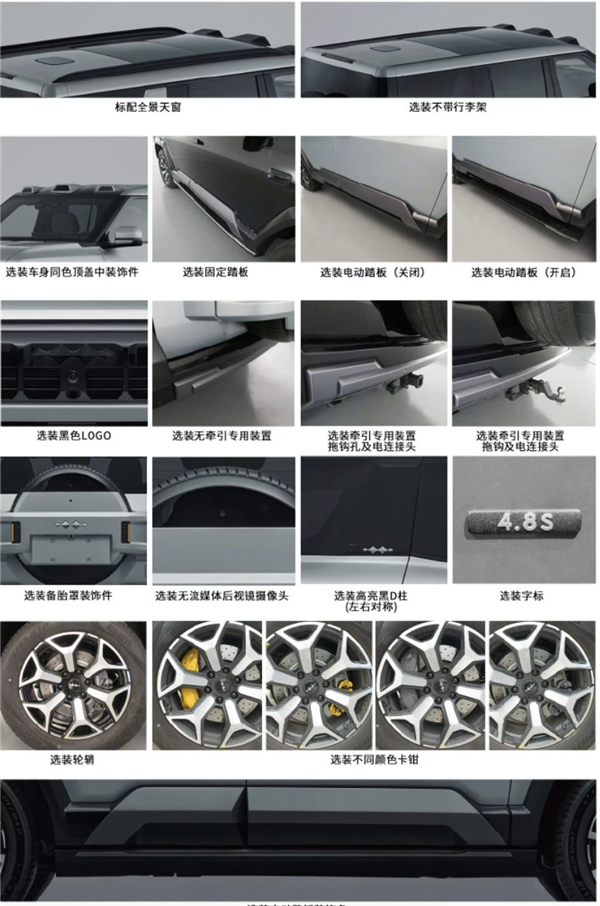 旗舰SUV!方程豹豹8申报图公布:预计售价50万级