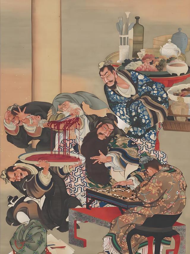 （关羽刮骨疗毒）
