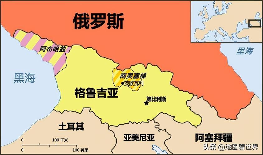 格鲁吉亚地图
