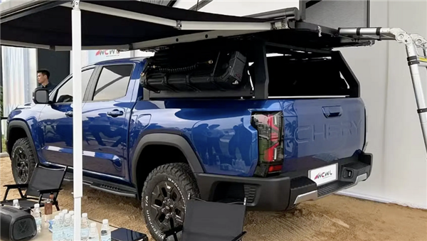 剑指长城炮!奇瑞KP11皮卡谍照首曝光:预计2025年发布