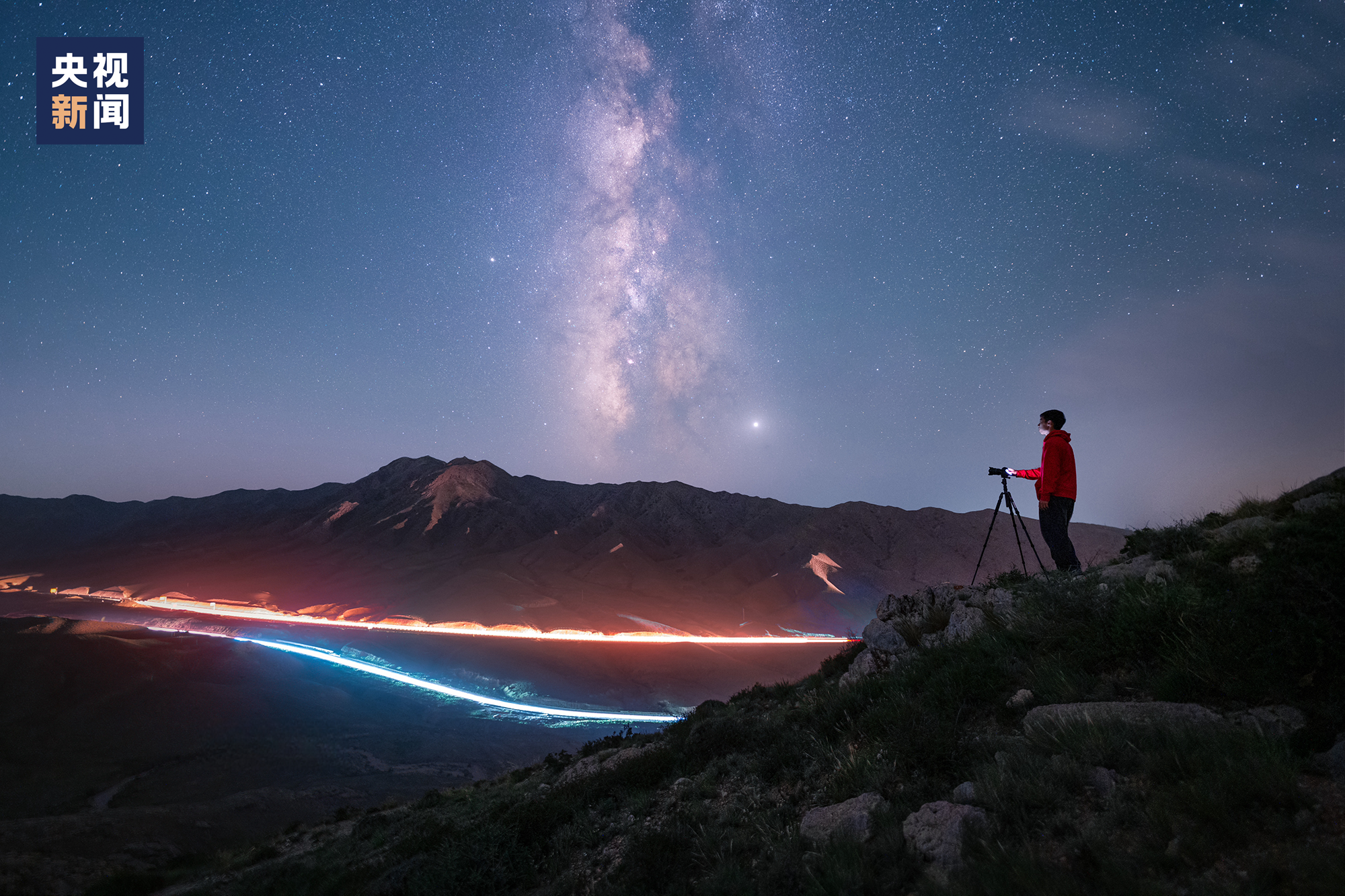 △宁夏的星空。摄影/董书畅