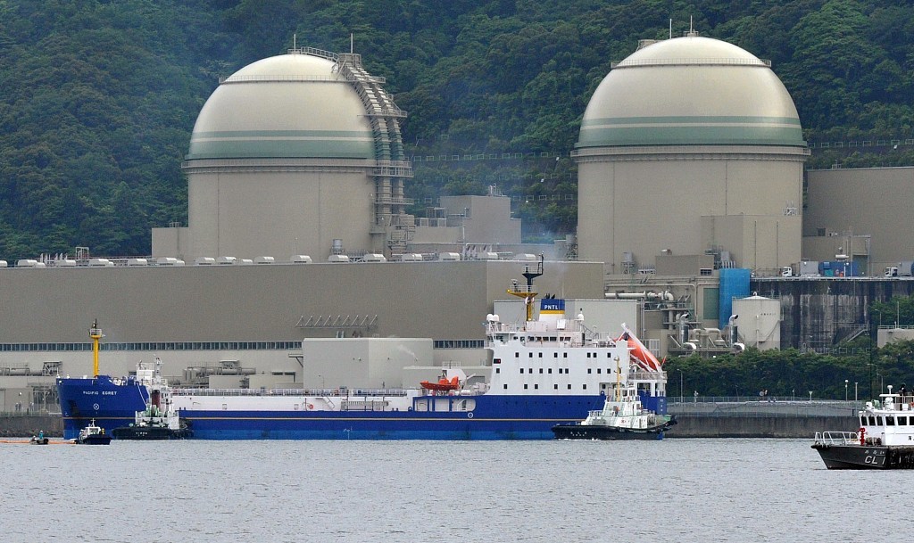 资料图：日本关西电力公司高滨核电站。图/视觉中国