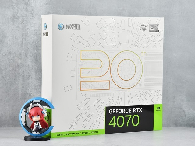 影驰20周年RTX 4070显卡评测 纯白典雅 独特背插