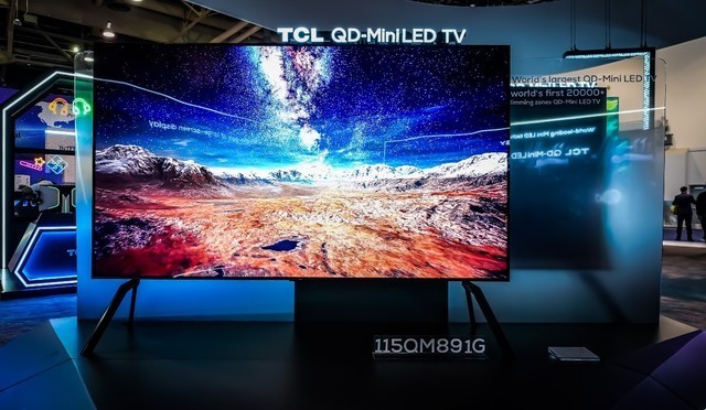 TCL携115英寸天下最年夜QD-Mini LED电望寒傲CES2024