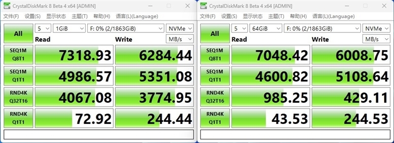 读取速度超7300MB/s!佰维 NV7200 2TB SSD评测:不可思议的低温