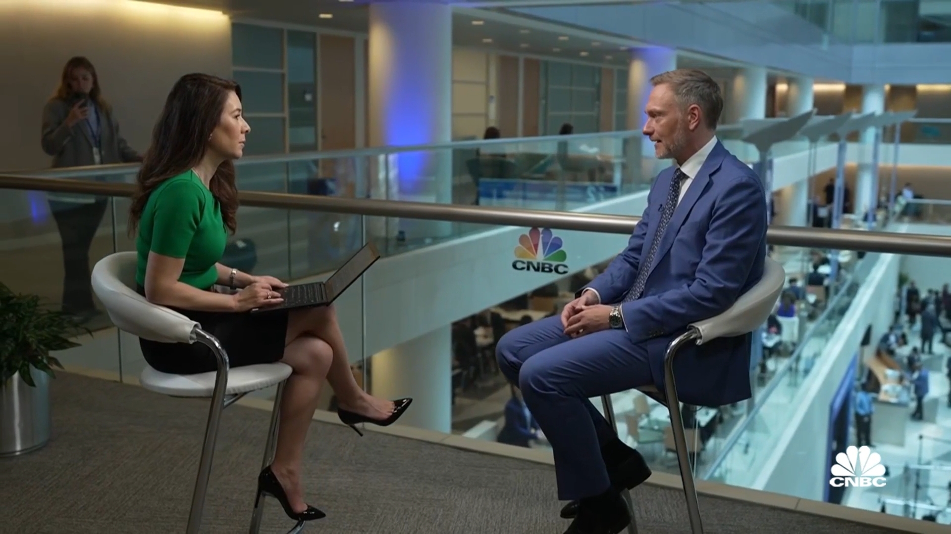 林德纳接受CNBC采访截图