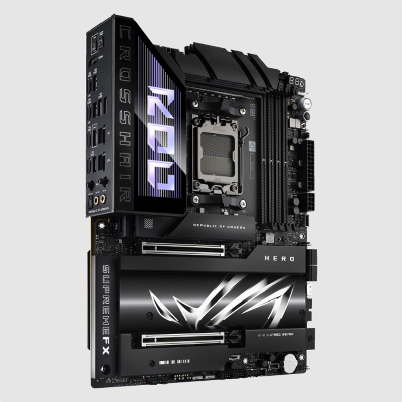 ROG CROSSHAIR X870E HERO主板首发评测：9000系锐龙满血旗舰搭档 AI智能超频让小白误差榨干潜能