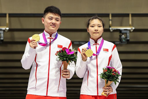 张博文(左)和姜冉馨将联袂再战奥运