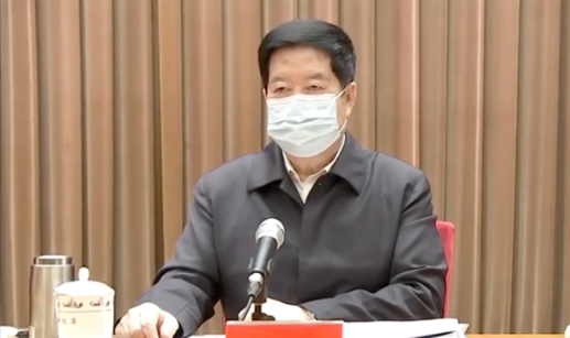2023年2月,全国纪检监察干部队伍教育整顿动员部署会议召开 图/央视新闻