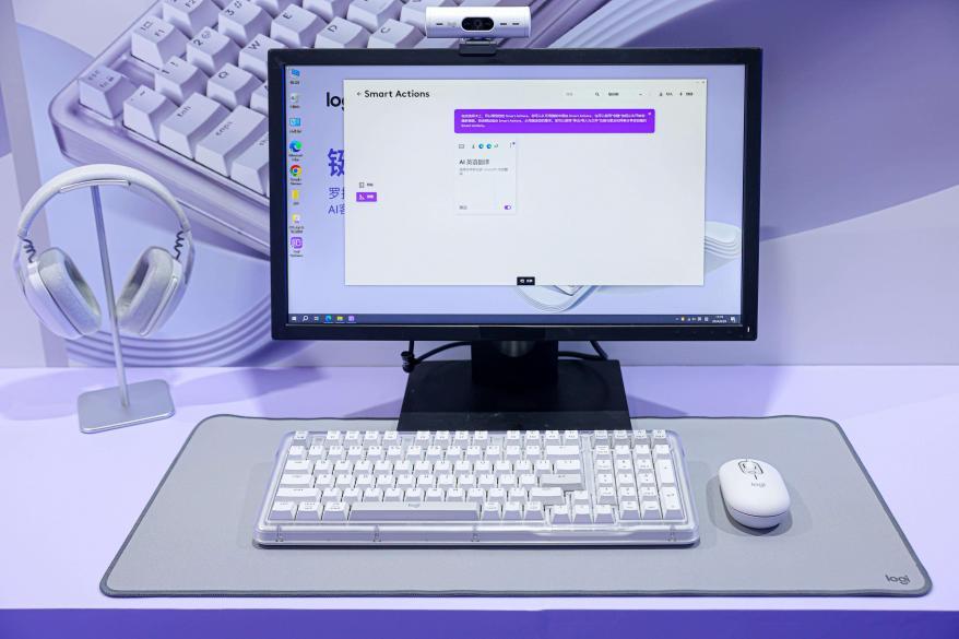 外设头部品牌罗技推出首款AI客制化无线机械键盘,入局细分市场定义新标准