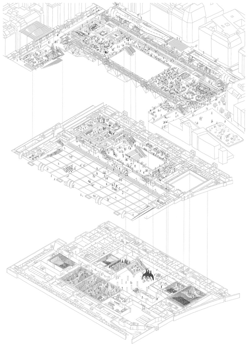 Moreau Kusunoki的轴测图