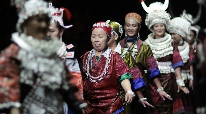 贵州黔东南,乡亲们走上T台演绎贵州“村T”