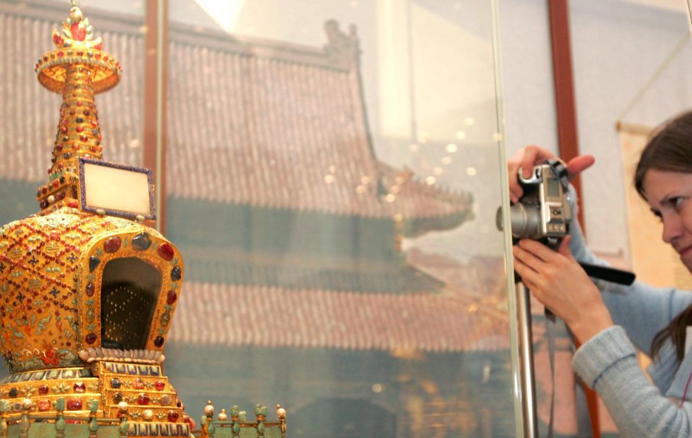 2007年/俄罗斯莫斯科“故宫博物院藏珍品展”/摄影:薛东梅