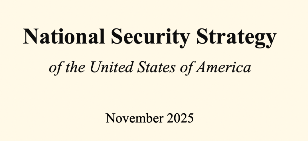 白宫发布美国国家安全战略报告。图源:美媒