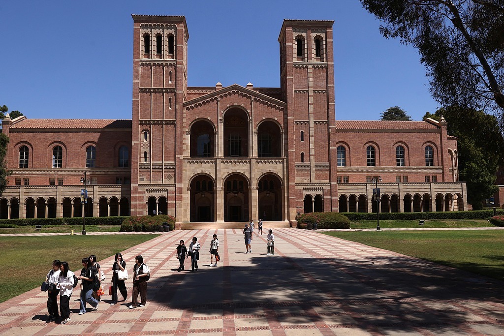 8月7日,加州大学洛杉矶分校(UCLA)校园。(视觉中国)