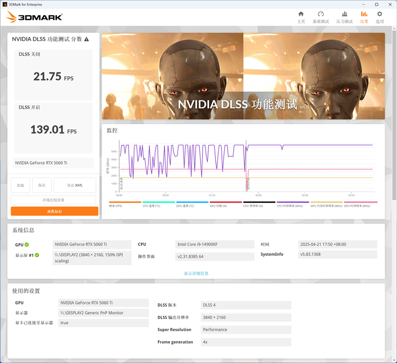 影驰RTX 5060 Ti金属大师白金版16GB MAX OC评测:DLSS 4加持4K游戏轻松流畅 纯白设计完美匹配影驰全家桶