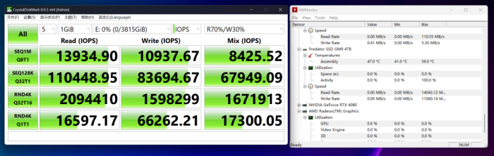 高性能无缓Gen 5打造AI PC应用基石 宏碁掠夺者GM9 4TB固态硬盘评测