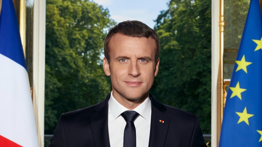 法国总统马克龙。新华社 图