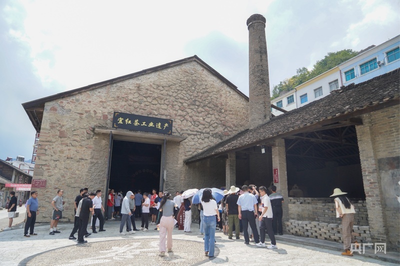 宜红茶工业遗产展示馆（央广网记者邓子依 摄）