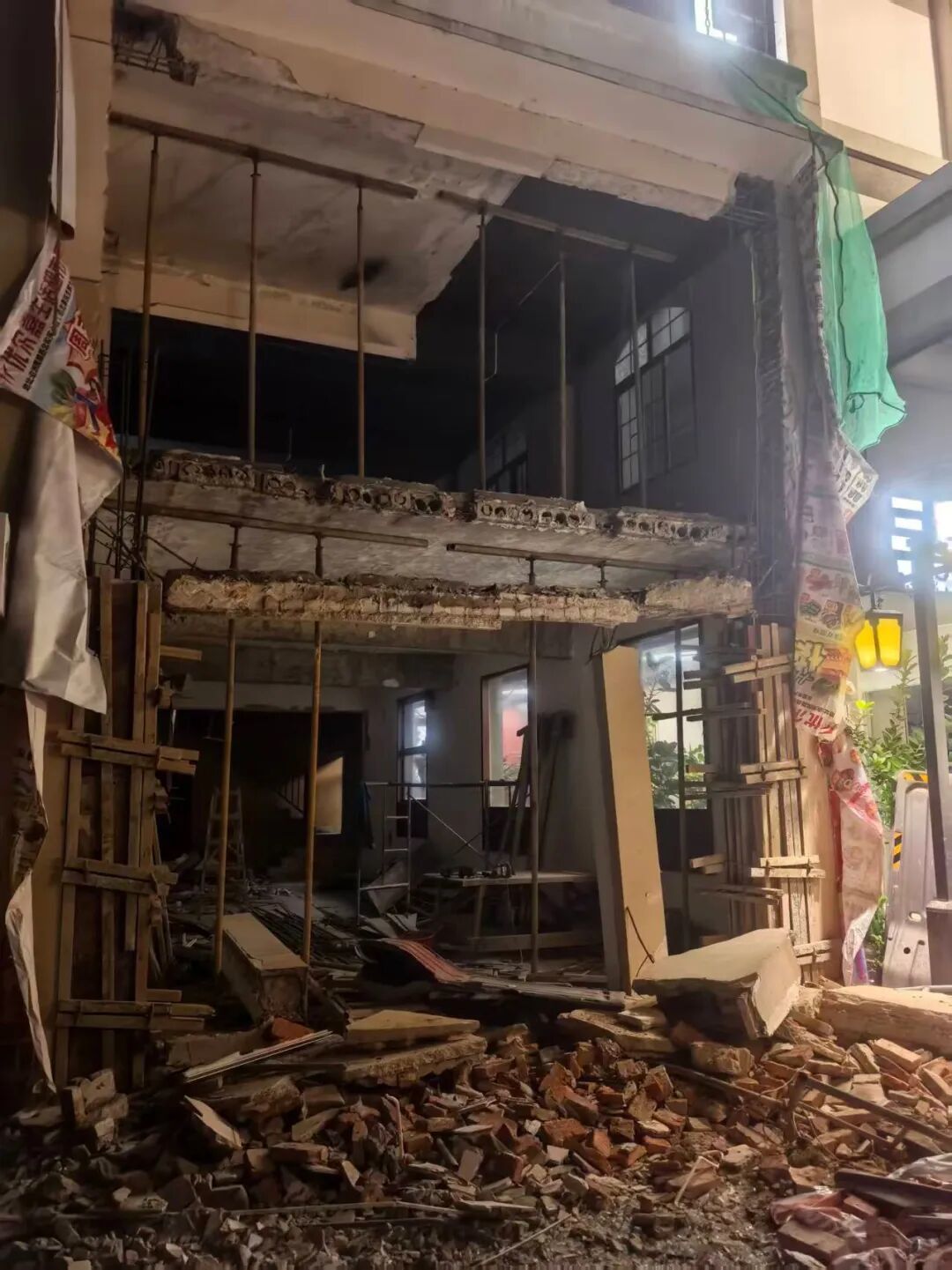 事发建筑内具体情况。图/死者家属提供