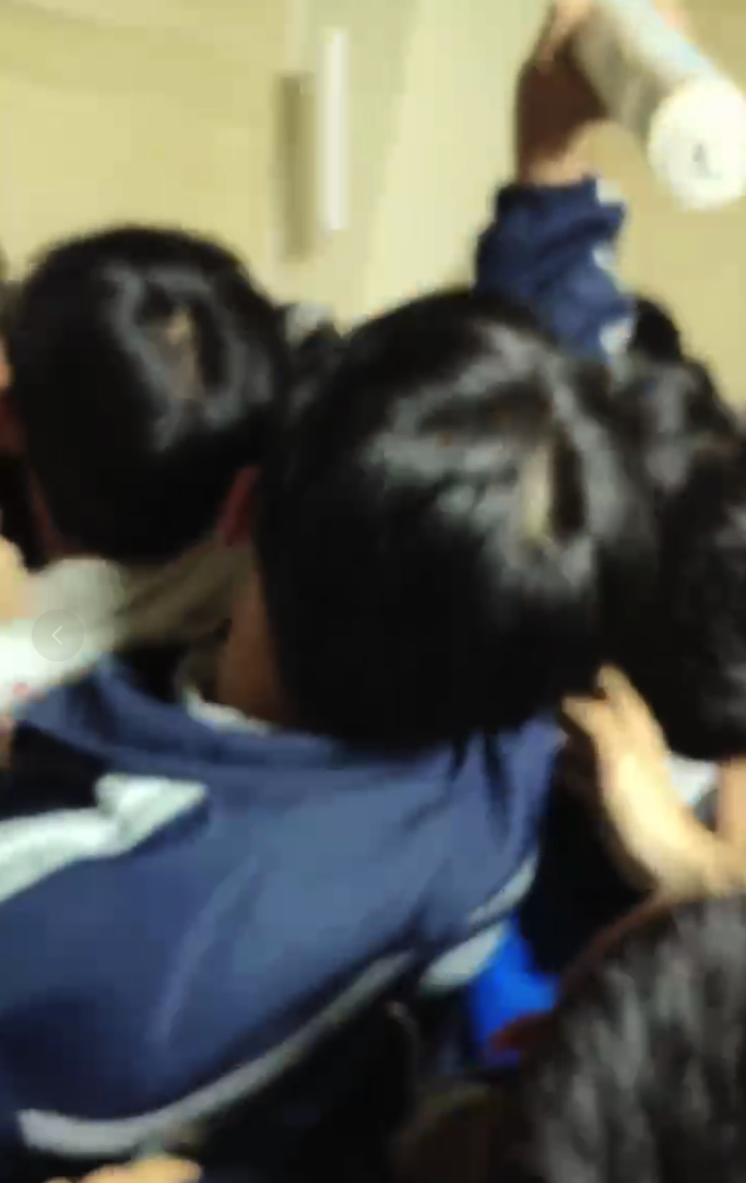 ▲事发现场 网络视频截图