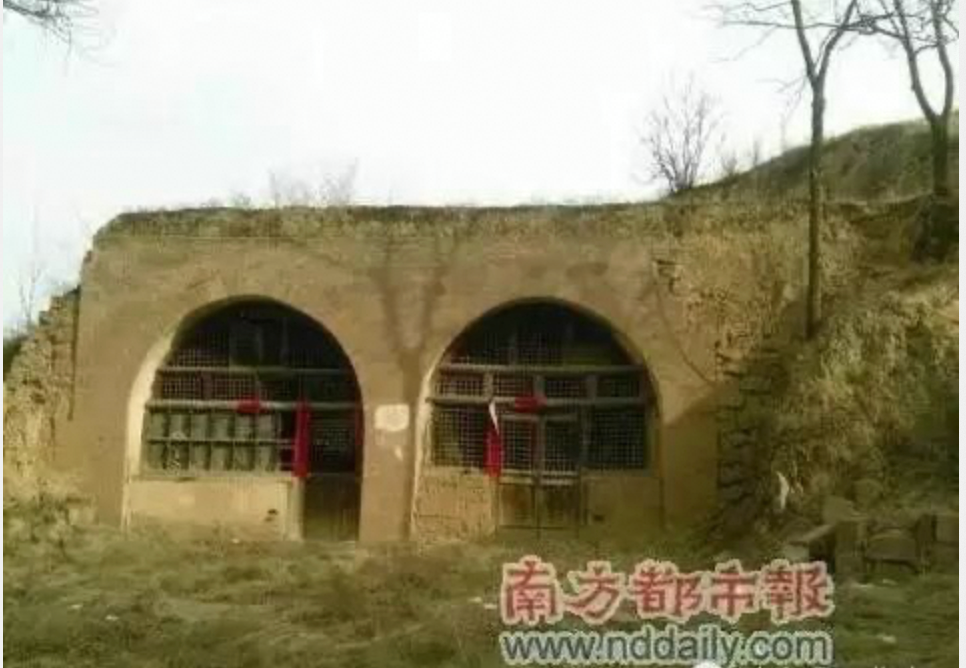 （马健华位于山西兴县蔡家崖镇的老家）
