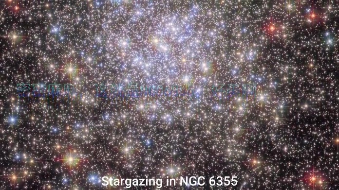 密密麻麻，这就是NGC6355，好美啊