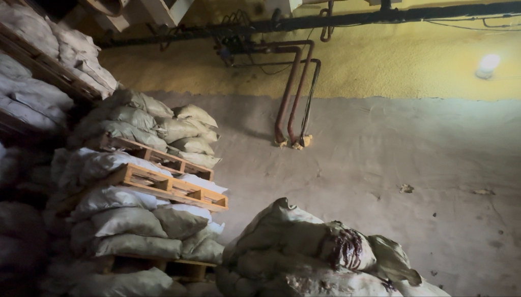 东旭冷库里存放着二十多吨分割好的貉子腿