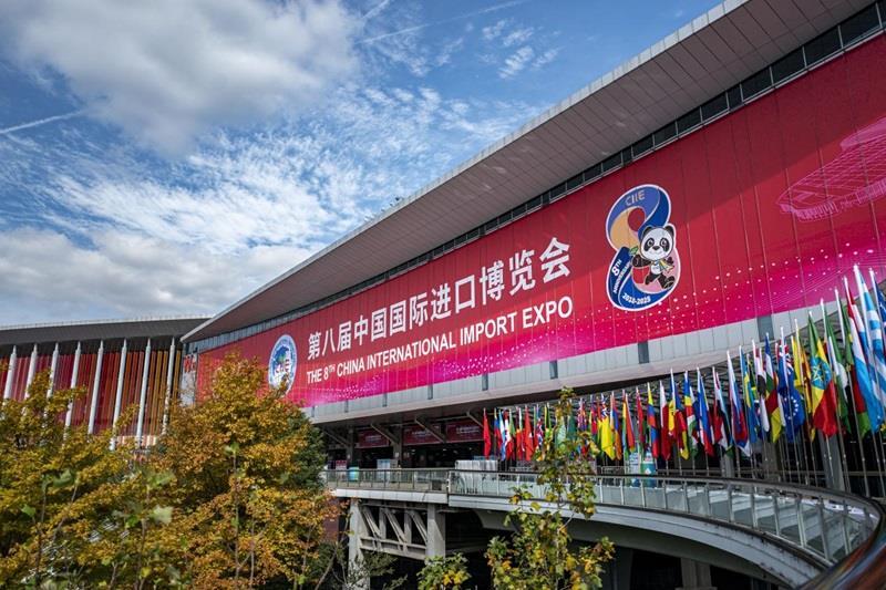 △中国国际进口博览会举办场地——国家会展中心（上海）