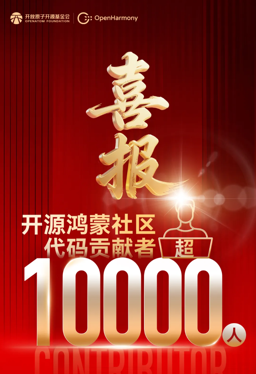 开源鸿蒙社区代码贡献者突破万人_凤凰网