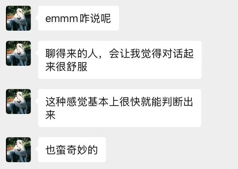 不止是我朋友,我发现越来越多的人都把聊得来视作一条很重要的择偶标准。
