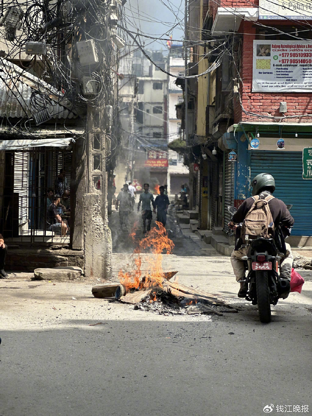 加德滿都街頭 受訪者提供