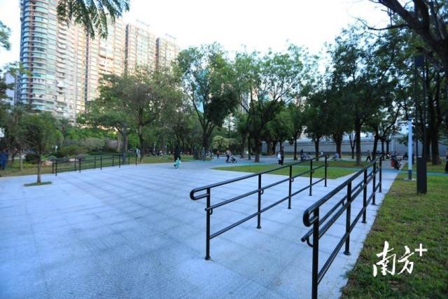 天体无障碍坡道改造,打造便民活动空间。