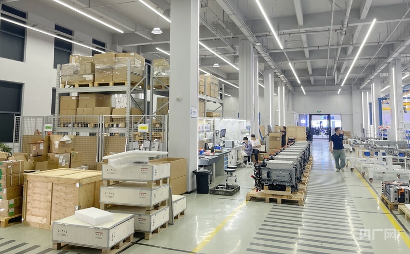 云韬氢能生产车间(央广网记者 张顺鹏 摄)