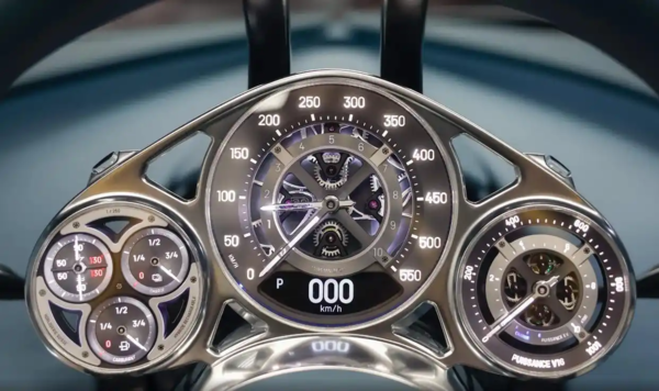 布加迪Tourbillon仪表盘